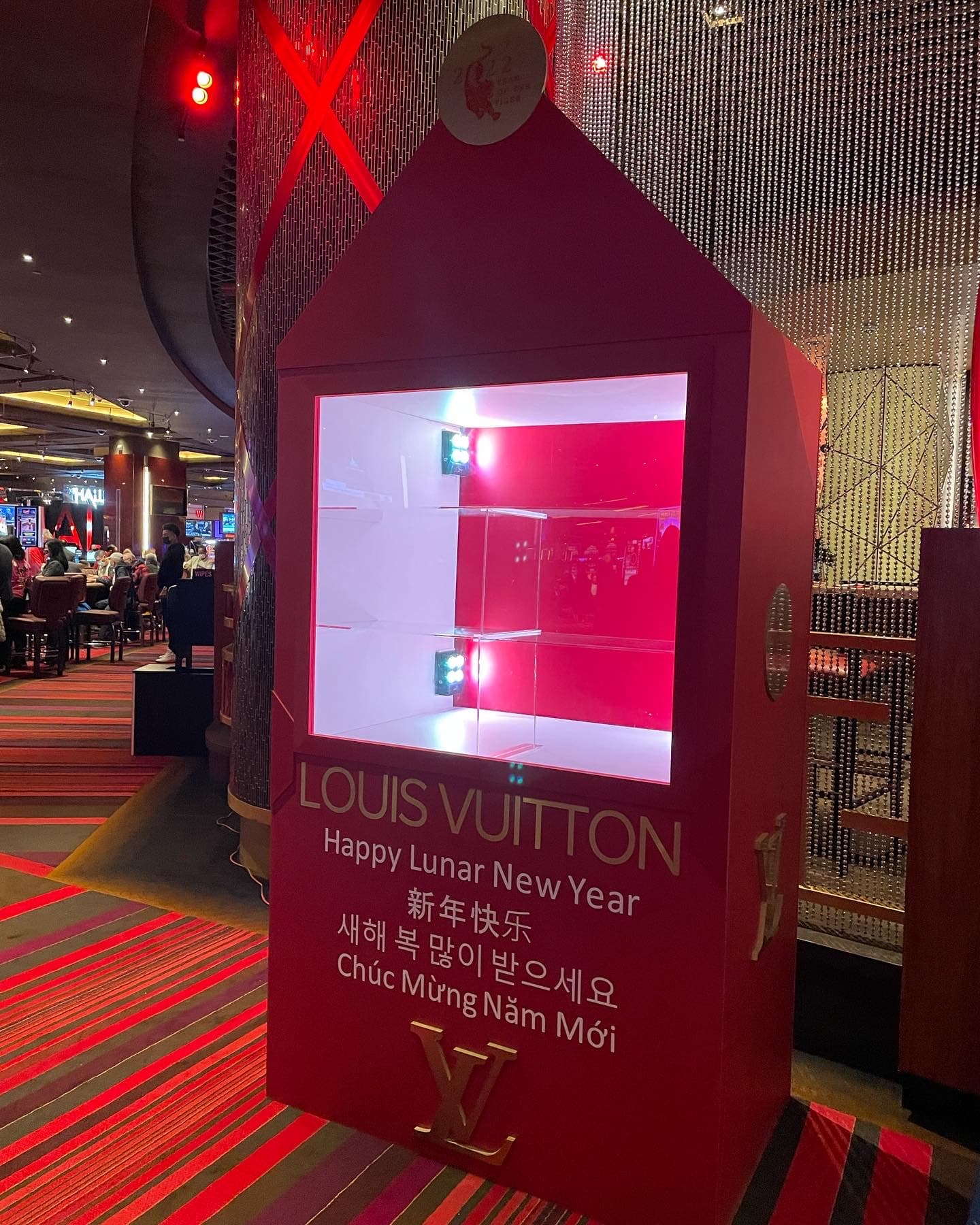 Louis Vuitton custom fabrication and branded display installation