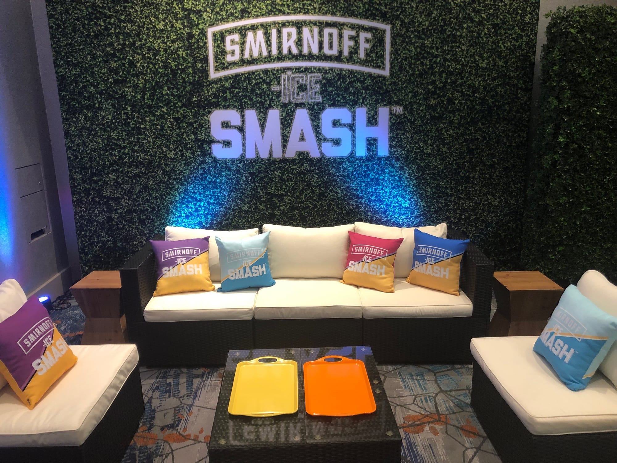 Food and beverage brand lounge experience
