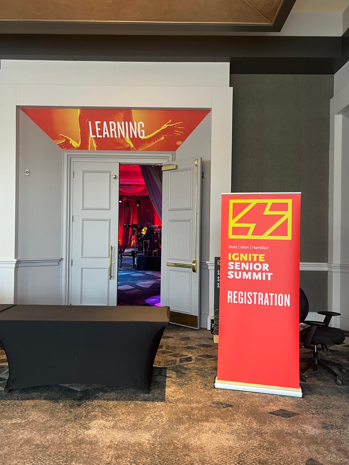 Booz Allen Hamilton IGNITE leadership conference environment
