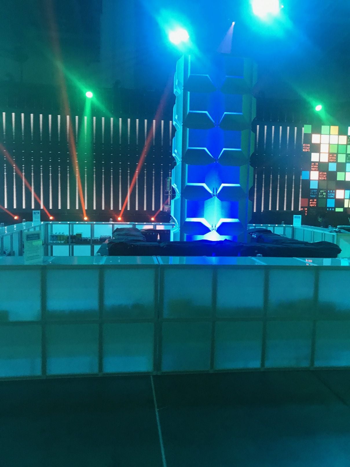 Layered lighting and spatial graphics