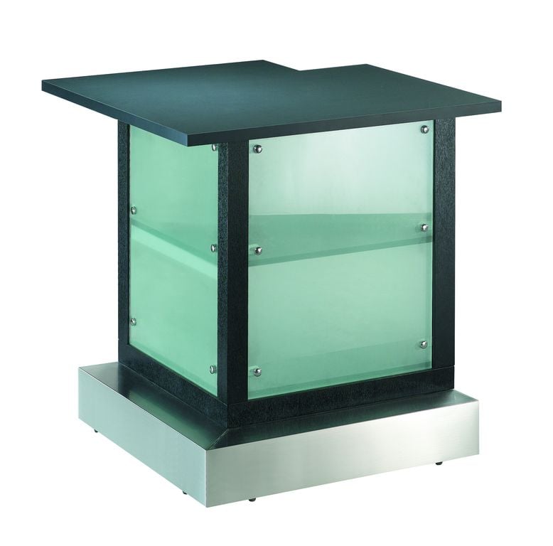Frosted Glass Bar Corner