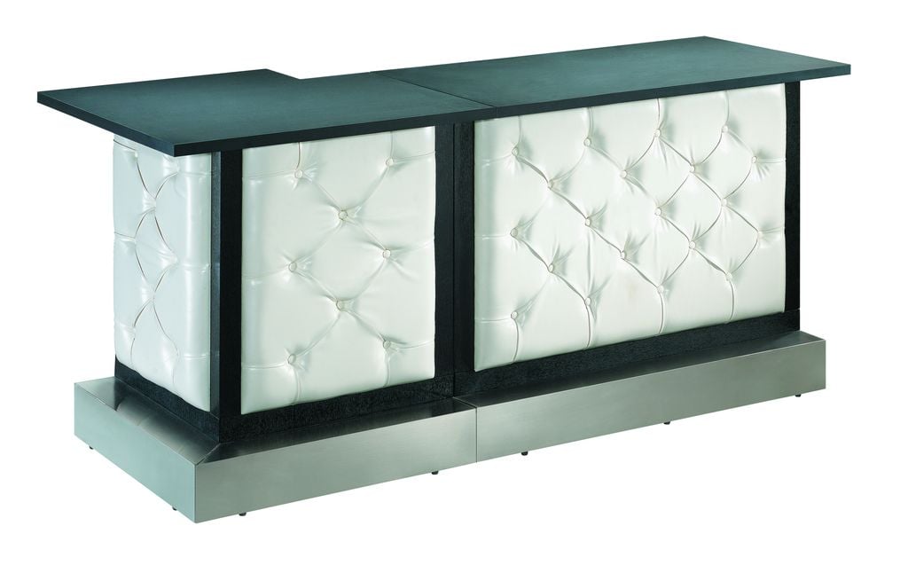 Leather Tufted Bar Corner
