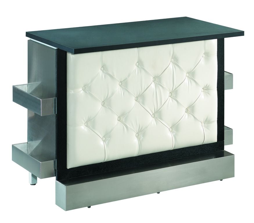 Leather Tufted Bar Table