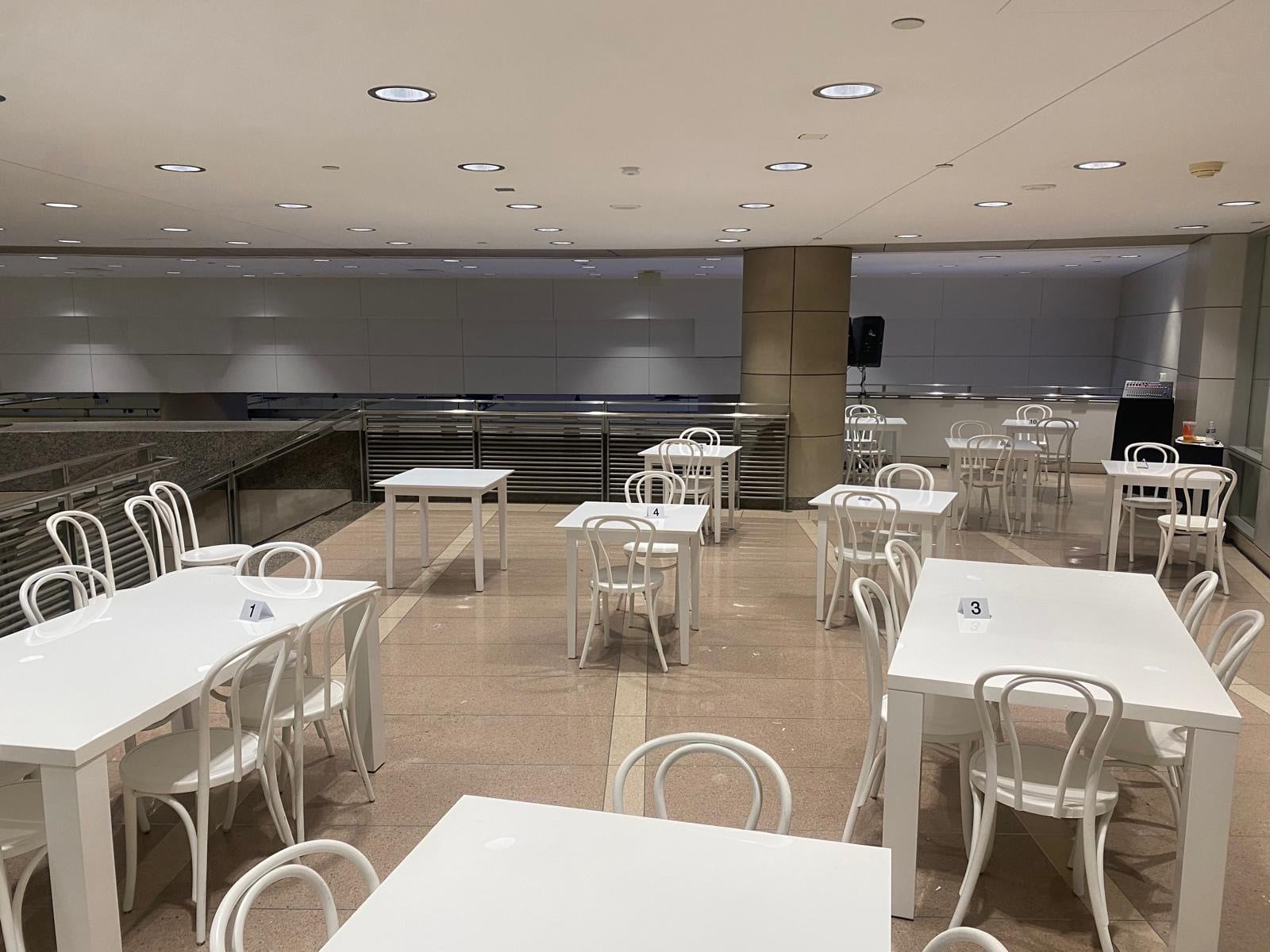IIEX North America hospitality environment with lounge furnishings