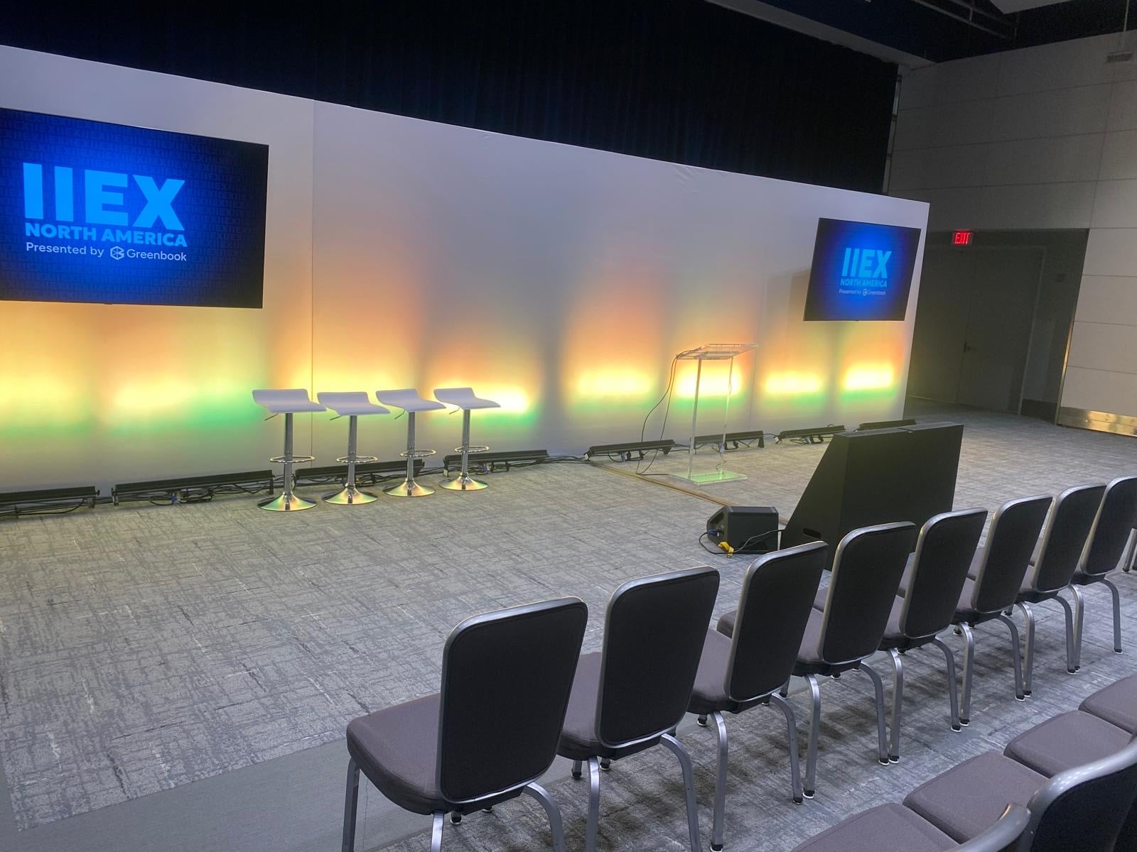 IIEX North America curated conference seating environment