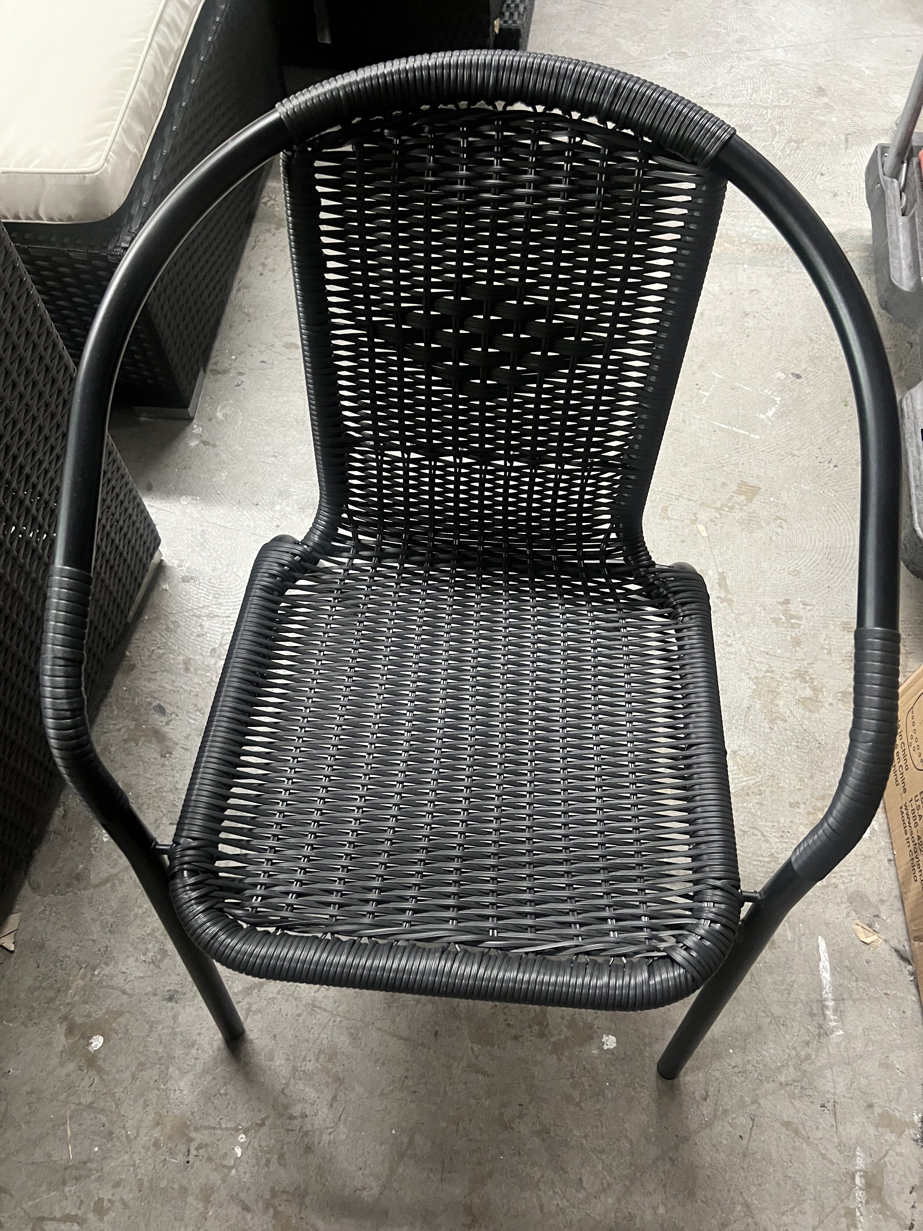 New Rattan Chairs – Black