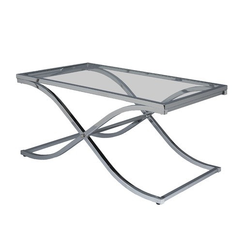 X Chrome Coffee & End Table