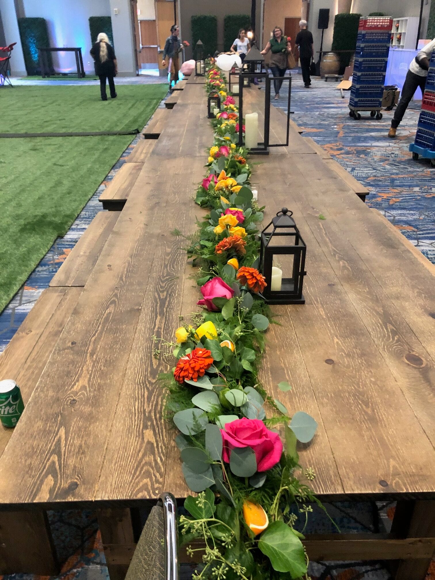 Hospitality seating and floral styling Hospitality seating and floral styling