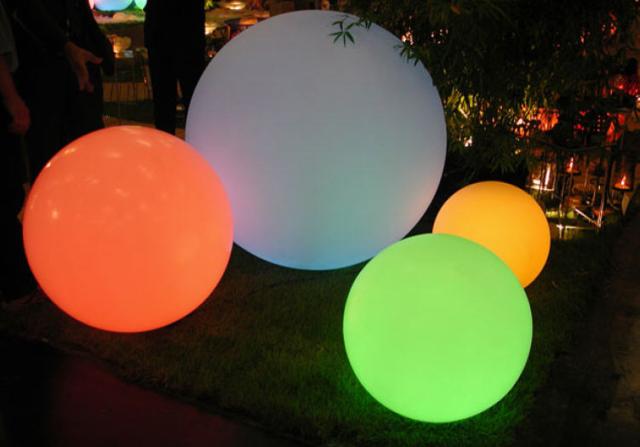 Lighted Spheres